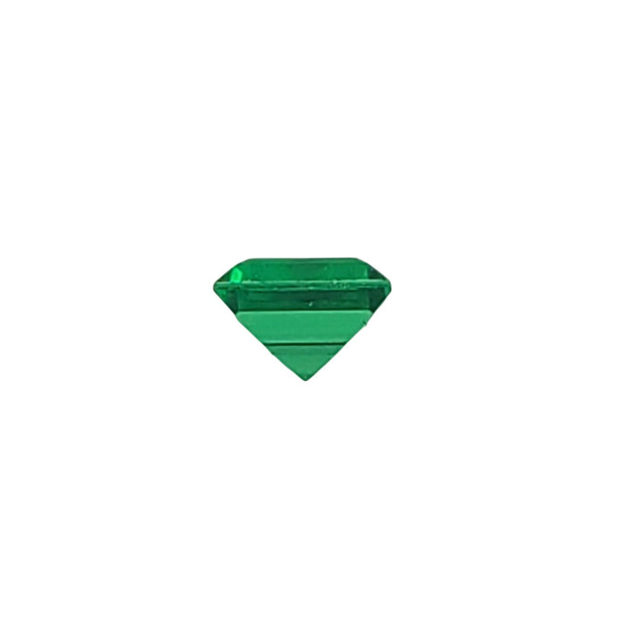 0.31ct Natural Colombian Emerald, 4mm Square Cut, VVS Eye Clean, May Birthstone, Loose Stone