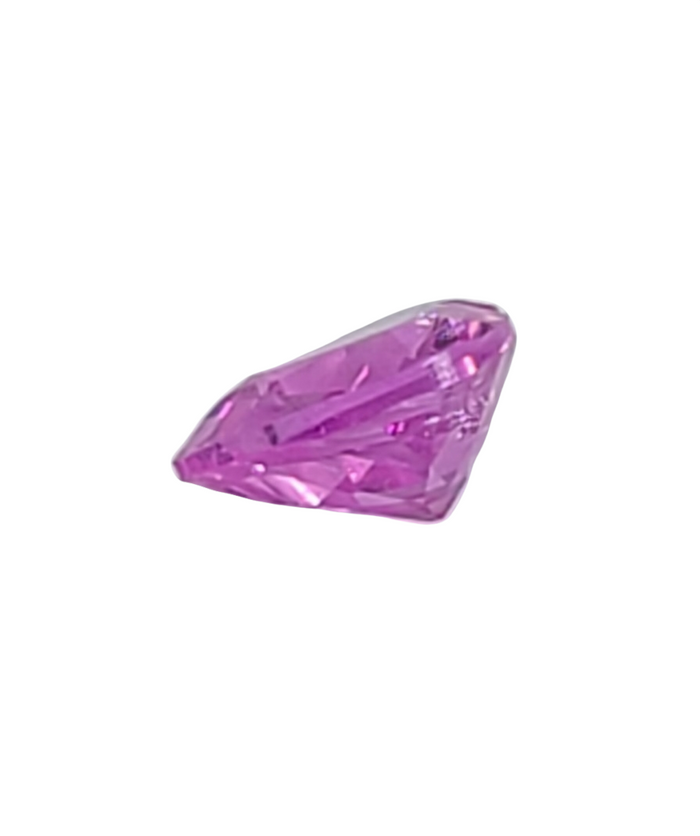 0.53ct Natural Medium Vivid Hot Pink Sapphire, 5mm, Heart VVS Eye Clean loose stone, September Birthstone