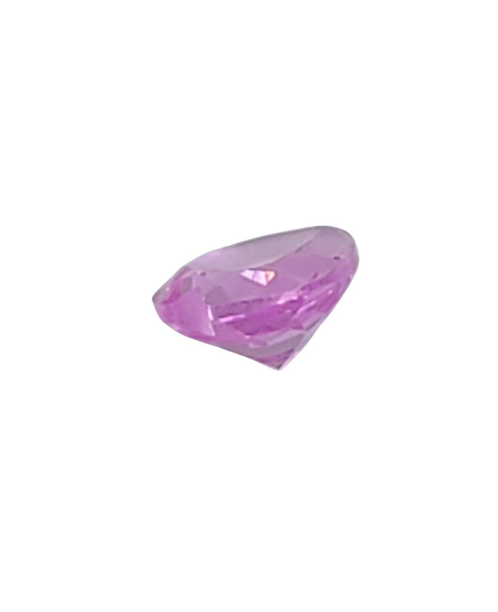 0.575ct Natural Medium Pink Sapphire, 5mm, Heart VVS Eye Clean loose stone, September Birthstone