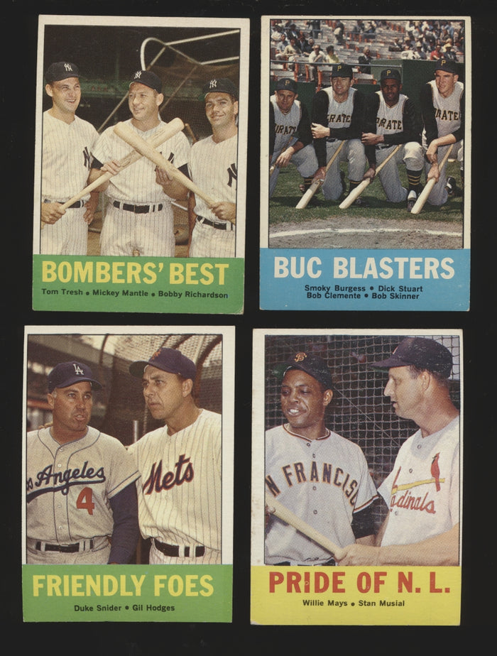 1963 Topps Baseball Mid-Grade Complete Set Group Break #12 (LIMIT REMOVED)