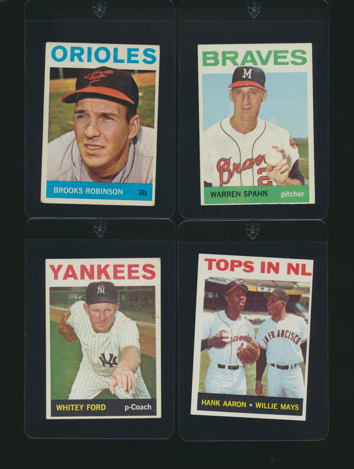 1964 Topps Mid-Grade Complete Set Break #16 (LIMIT 25) with 20 Bonus Spots in '58 Auto Break