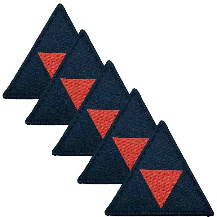 3 UK Division TRF - Iron or Sewn On Flash - John Bull Clothing 5 Pack from John Bull Clothing