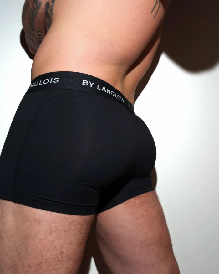 6-PACK BLACK PERFECT FIT TRUNKS