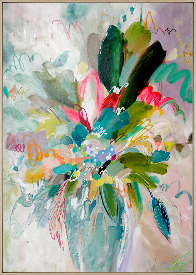 A Big Bundle Of Love | Framed Canvas