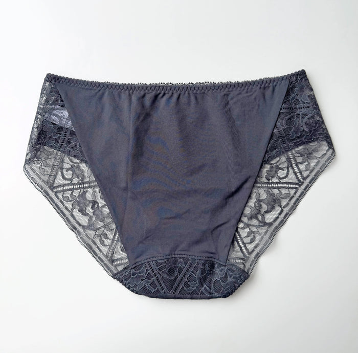 Amary High Waist Bikini | Charcoal