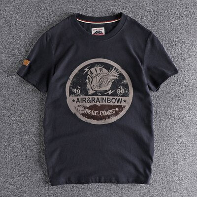 America Retro T-Shirt - AntoniosClothing - navy blue