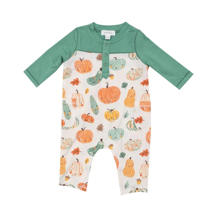 Angel Dear - Playsuit - Crayon Pumpkins