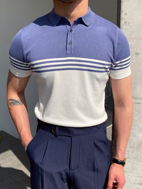 Antonios Smart-Casual T-Shirt - AntoniosClothing - Blue