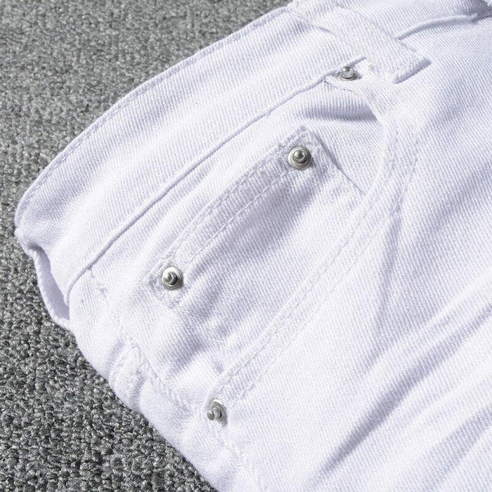Antonio Streetwear Jeans - AntoniosClothing - White