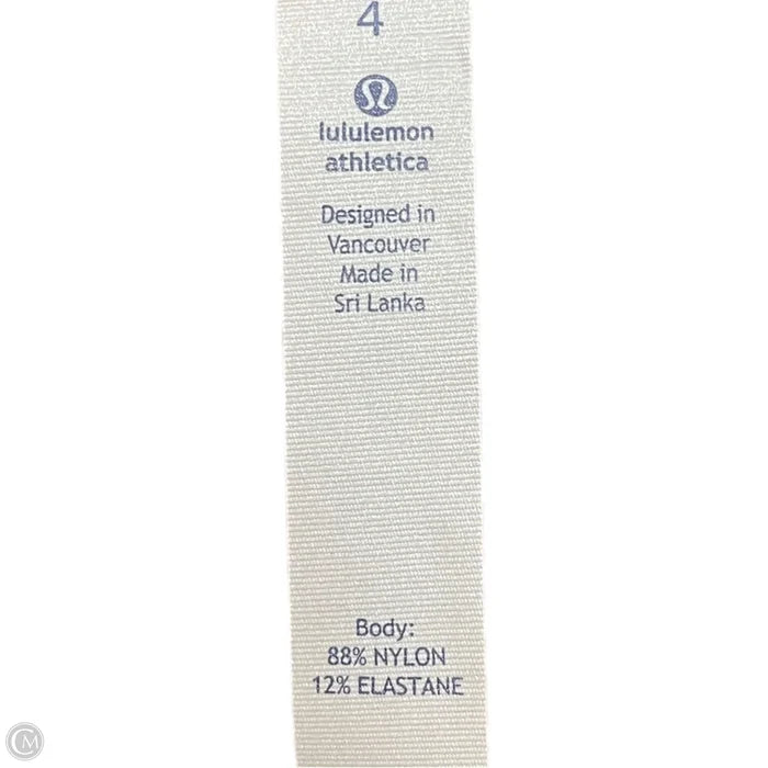 Athletic Leggings Capris By Lululemon In Red, Size: 4