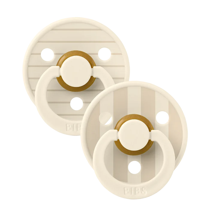 Bibs Pacifiers - 2 Pack - Studio Colour Ivory Vanilla Mix