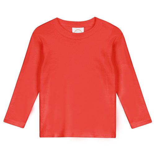 Blank Long Sleeve T-Shirt - Red
