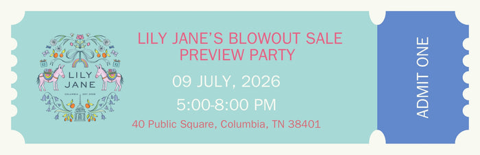 Blowout Sale Preview Party Ticket