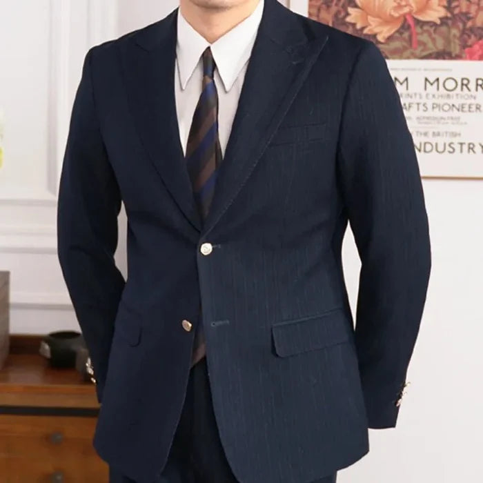 Navy blue blazer only / XS