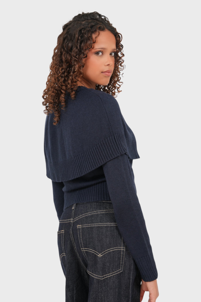 "Chloe" cardigan navy