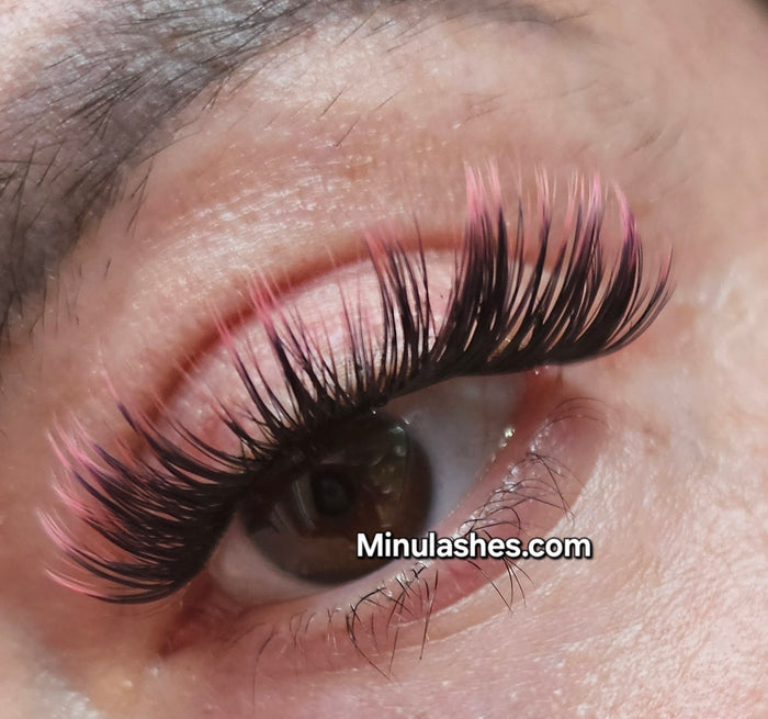DIY Lash Clusters D-Curl Color Mix – 4 Styles in One Pack by MinuLashes