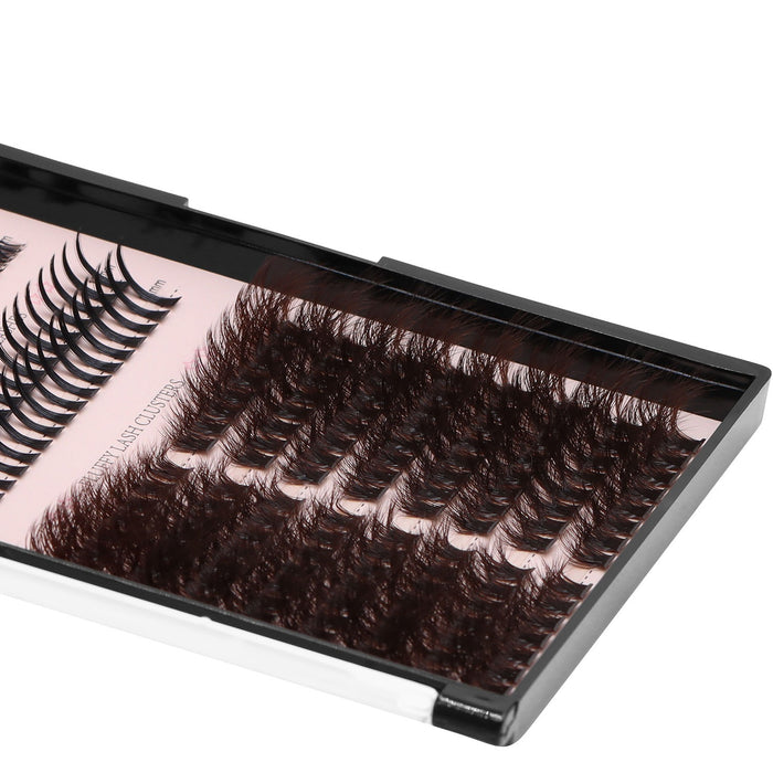 Drama Queen Fluffy Lash Extensions D Curl – Dark Brown