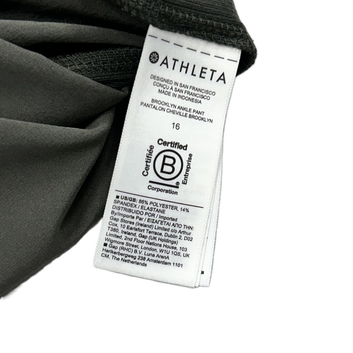 Green Athletic Pants By Athleta, Size: Xl