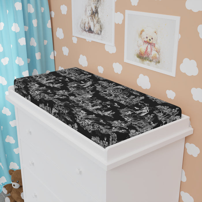 Halloween Toile Diaper Changing Pad Cover