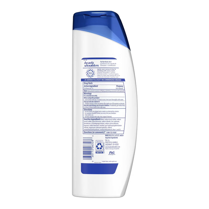 Head & Shoulders Men Coastal Tide 2-in-1 Shampoo - 12.5 oz - 6 Pack