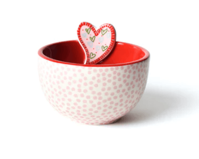 Heart Embellishment Bowl Happy Everything