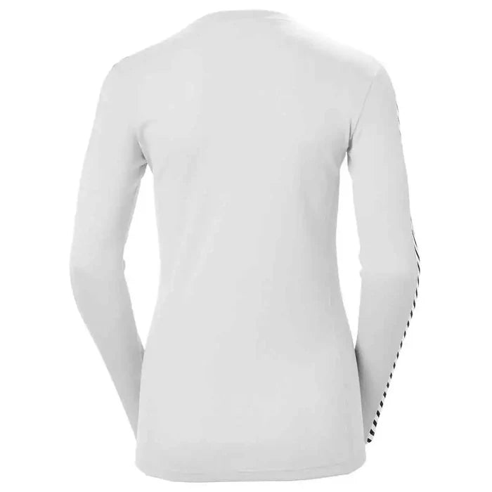 Helly Hansen Womens Lifa Stripe Long Sleeve Crew Base Layer - John Bull Clothing from John Bull Clothing