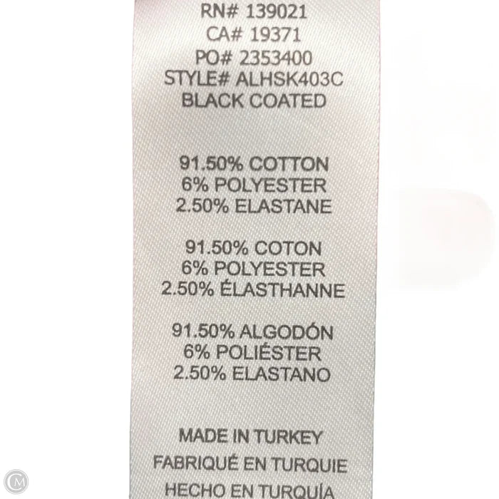 Jeans Skinny By Frame In Black, Size: 0