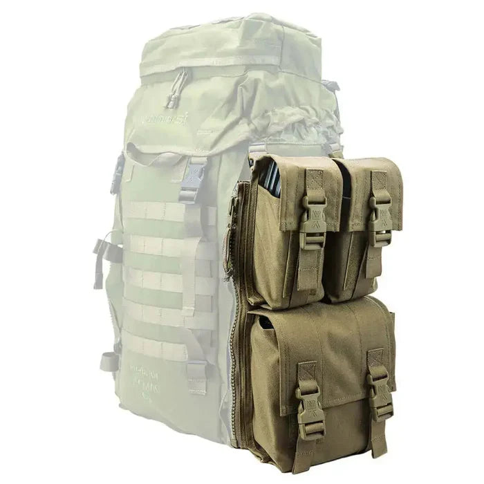 Karrimor SF Predator PLCE Side Pocket Coyote Tan on Bag from John Bull Clothing