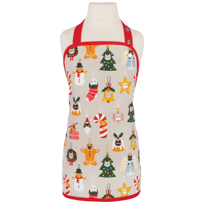 Kid's Chef's Apron - Bauble Cats