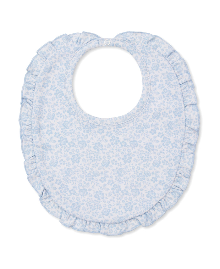 Kissy Kissy - Bib - Country Gardens Blue