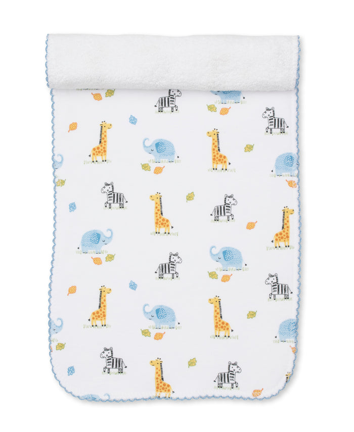 Kissy Kissy - Burp Cloth - Safari Bunch