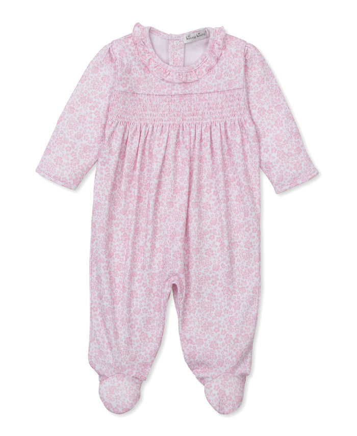 Kissy Kissy - Footie - Country Gardens Pink