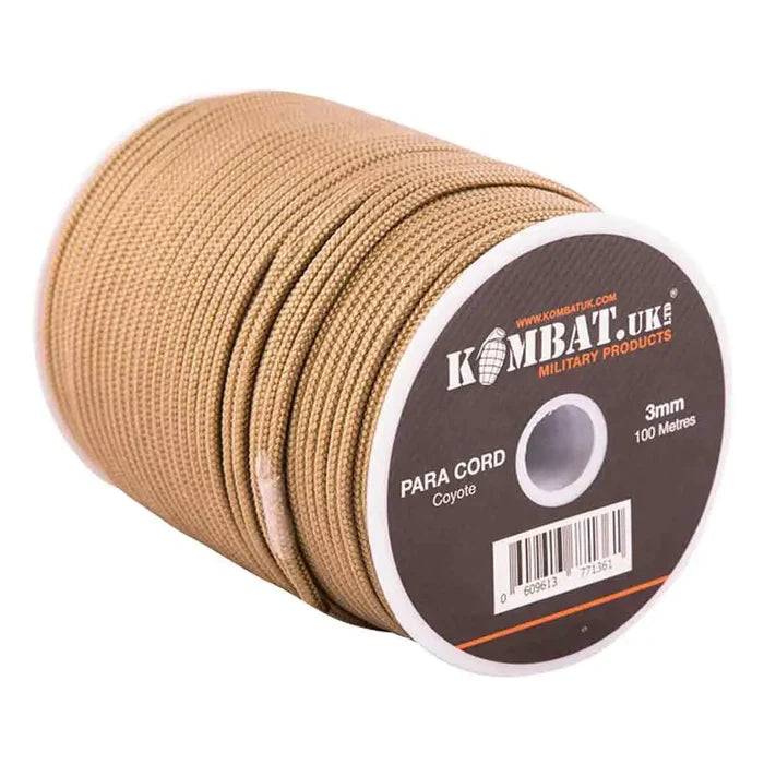 Kombat Para Cord Reel 100 Metres - John Bull Clothing Tan from John Bull Clothing