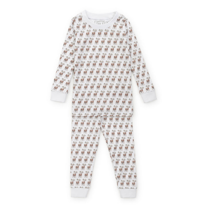 Lila & Hayes - Grayson Pajama Set - Festive Deer