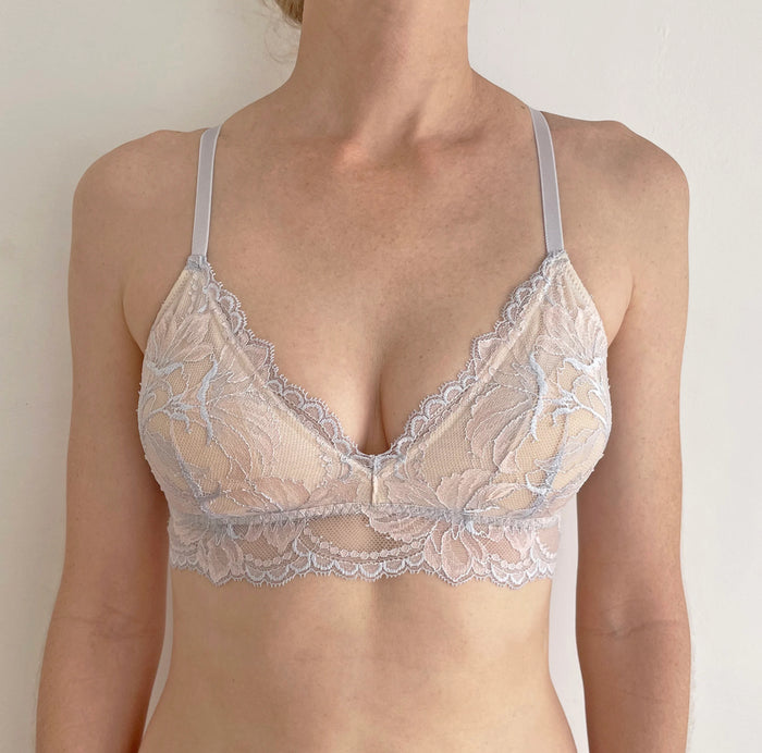 Lily Triangle Bralette | Gray