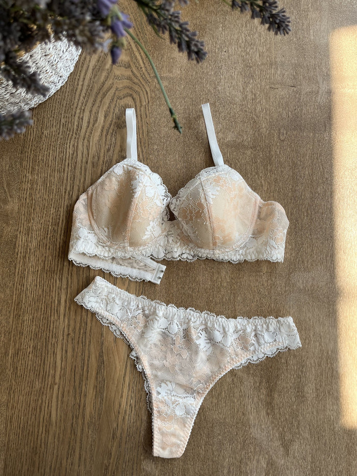 Lupin 3/4 Cup Underwire Bra | White