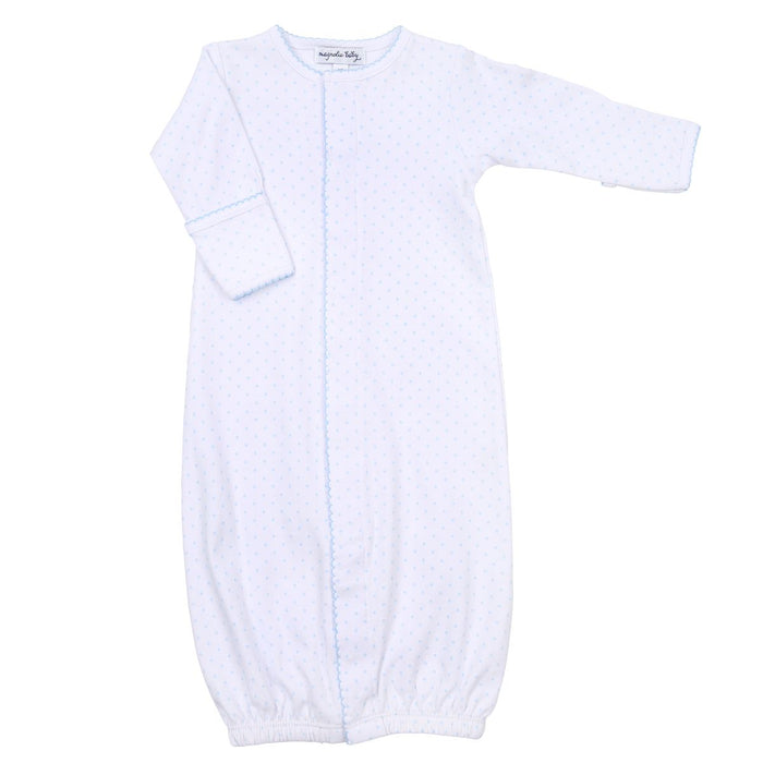 Magnolia Baby - Converter Gown - Mini Dots Blue