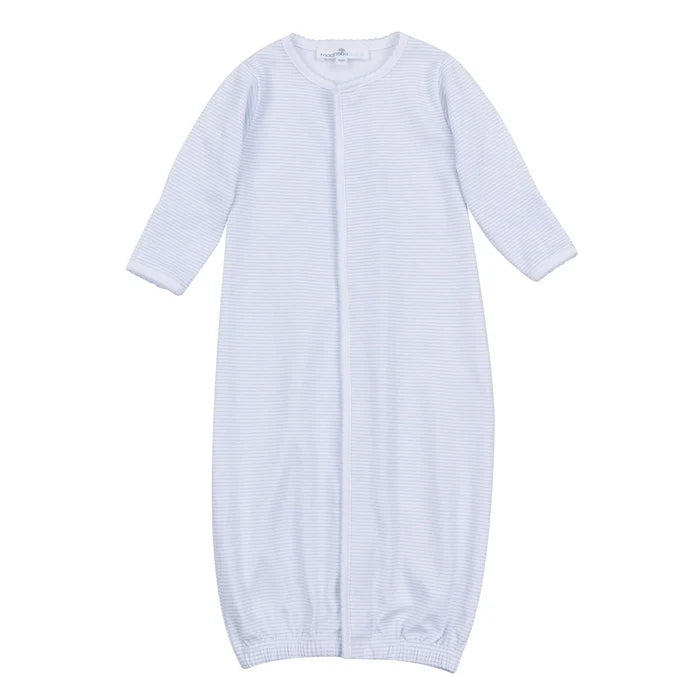 Magnolia Baby - Converter Gown - Mini Stripes Blue