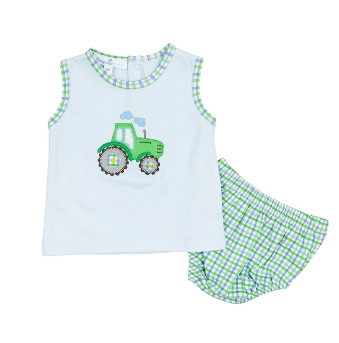 Magnolia Baby - Diaper Set - Tractor Tales