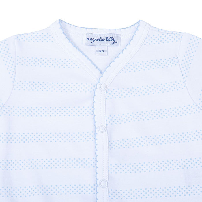 Magnolia Baby - Front Snap Bodysuit - Blue Baby of Mine