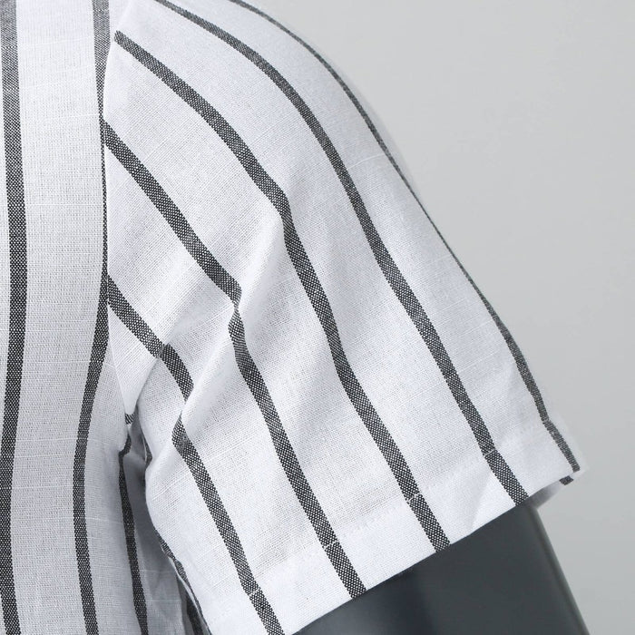 Maurice Cotton Shirt - AntoniosClothing - Black