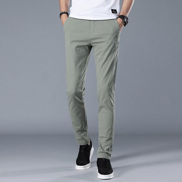 Antonios Perfect Fit Casual Pants Men - AntoniosClothing - green