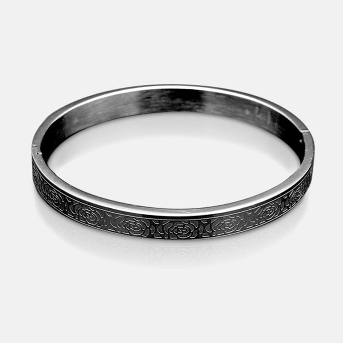 Antonios Roman Bracelet Men - AntoniosClothing - Roman Black