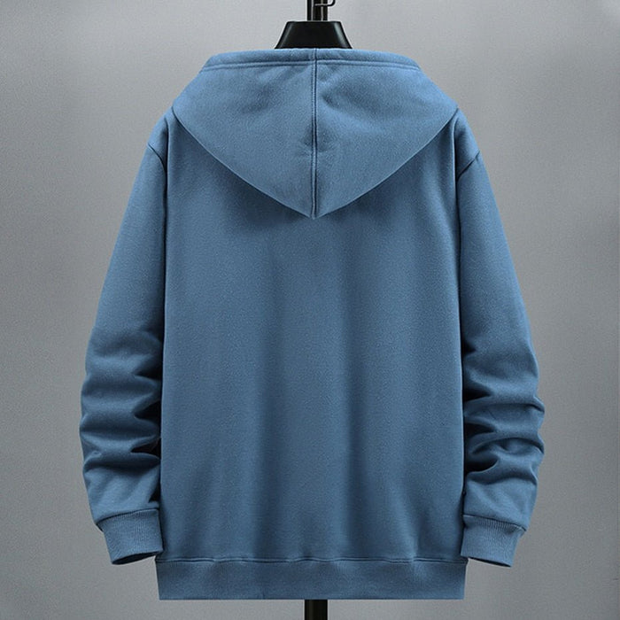 Antonios Solid Hooded Jacket Men - AntoniosClothing - Black