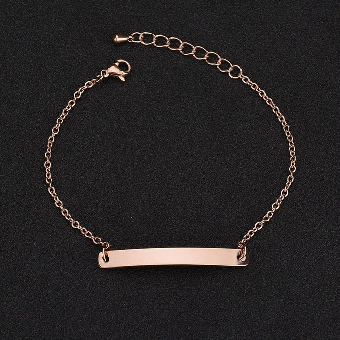Antonios Vanguard Stainless Steel Bracelet Men - AntoniosClothing - Rosegold