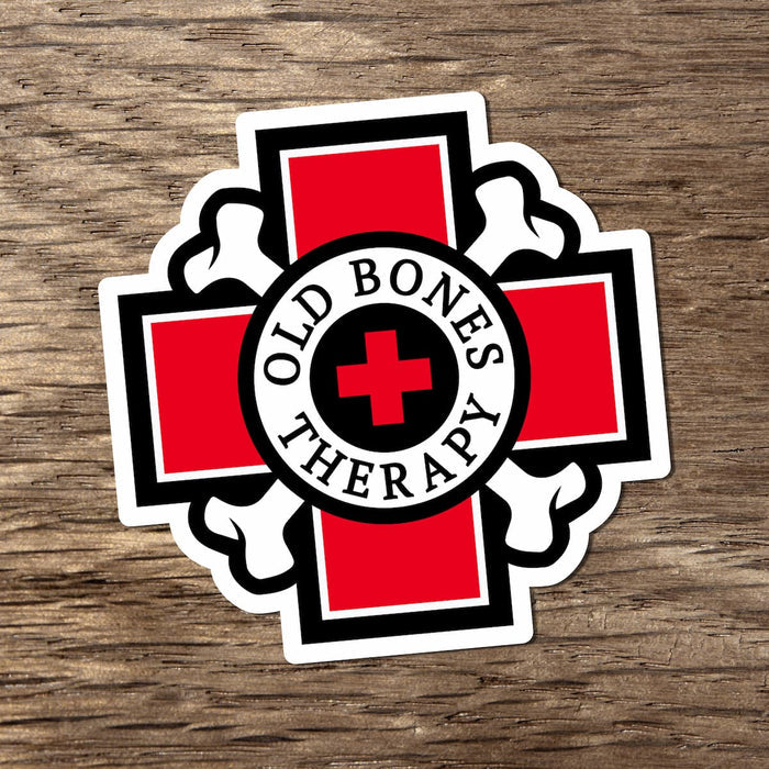 Old Bones Therapy Sticker — product detail