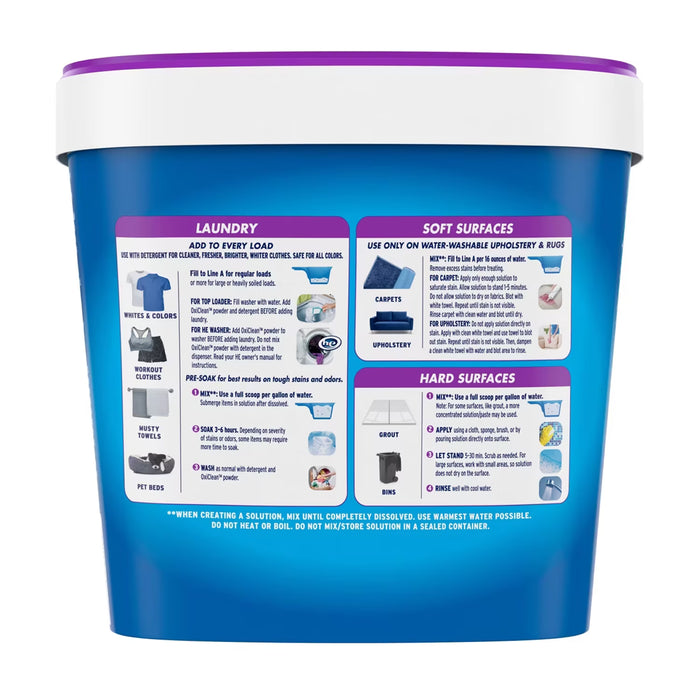 OxiClean Odor Blasters Versatile Odor & Stain Remover Powder - 5 lb - 4 Pack