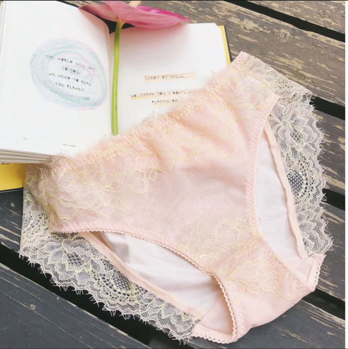 Peach Rose Normal Bikini | Baby Pink
