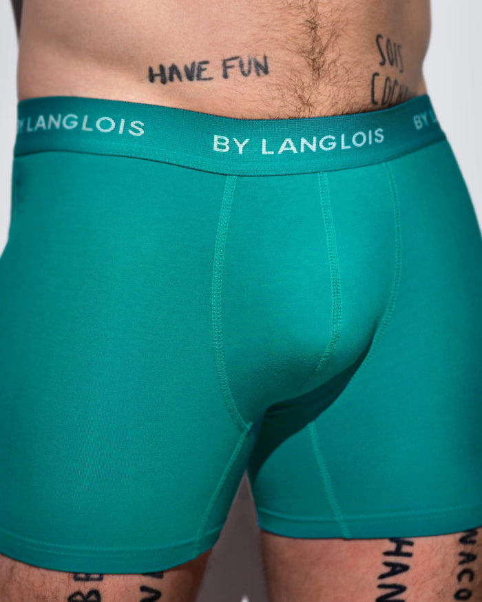 PERFECT FIT BOXER BRIEF IN DEEP SEA