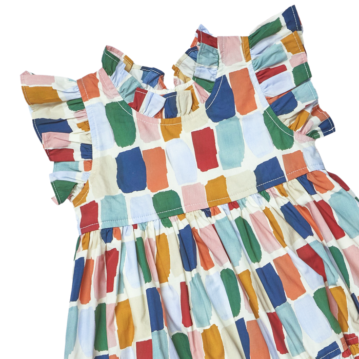 Pink Chicken - Girls Jennifer Dress - Fall Paint Swatches